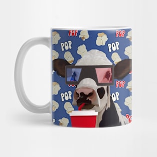 Funny Movie Cow | Popcorn Lover Mug